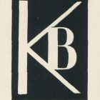 Szignet - KB monogram