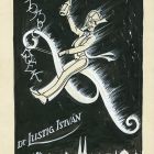 Ex libris - BUÉK 1938 Dr. Lustig István