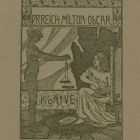 Ex libris - Dr. Reich Milton Oscar