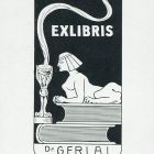 Ex libris - Dr. Gerlai (Károly?)