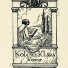 Ex libris - Kölcsey Klára könyve