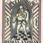 Terv - ex libris Dudás András