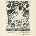 Ex libris - Gianni Mantero „ Pax”