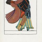 Képeslap - Wiener Werkstätte sorozat