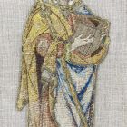 Hímzett figura (kazulakereszt részlete) - Szent Jakab