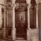 Fénykép - keresztlőmedence, márvány, Cividale del Friuli, templom, VI-VIII. sz.
