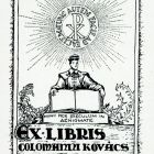 Ex libris - Colomanni Kovács