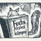 Ex libris - Fuchs Jóska könyve