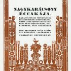 Alkalmi grafika - Meghívó: Nagykarácsony éccakája, Debreceni Zeneiskola