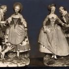 Fénykép - hölgy gavalérral,, porcelánszobor, Bécs, 1755-1760 körül, XIII-XIV. Ernst Aukció