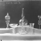 Üvegnegatív - üveg edények, cseh, 18 .sz.