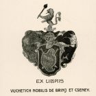 Ex libris - Vuchetich Nobilis de Brinj et Cseney