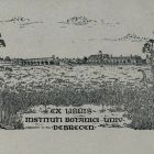 Ex libris - Instituti Botanici Univ. Debrecen