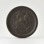 Játékkorong - XIV. Lajos lovas képmásával