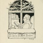 Ex libris - Dr. Karl Bader