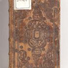 Könyv nagyszombati típusú kötésben - Masenius, Jacobus: Exercitationes oratoriae   [Köln, 1712?]  (hiányos, címlapja is hiányzik)