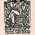 Ex libris - Kiss Sándor