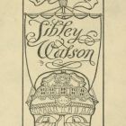 Ex libris - Sihley Watson