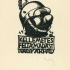 Alkalmi grafika - Húsvéti üdvözlőlap: Kellemetes feltámadást Nagy Árpád