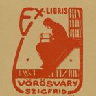 Ex libris - Vörösváry Szigfrid