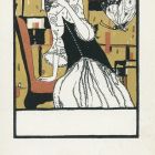 Képeslap - Wiener Werkstätte sorozat