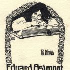 Ex libris - Eduard Asimont