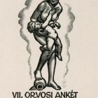 Alkalmi grafika - VII. Orvosi Ankét Szentes, 1959.