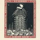 Ex libris - Albert Kner „ Ex antiquis nova ex ruinis monumenta”