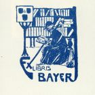 Ex libris - Bayer (Bajor Ágost - ipse)