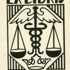 Ex libris - Schlachta László vaskalmár Debrecen