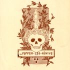 Ex libris - Popper Leo könyve