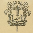 Ex libris - F. R. Martins Carvalho