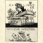 Ex libris - Walter von zur Westen