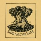 Ex libris - Staibl Andor