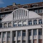 Épületfotó - a Modern és Breitner áru-és lakóház (Budapest, Deák Ferenc utca 23.) északkeleti homlokzatának részlete