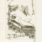 Ex libris - J. Babb (ipse)