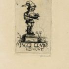 Ex libris - Unger Ervin könyve