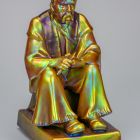 Kisplasztika - Szalonnázó paraszt