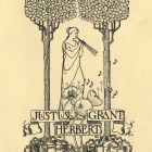 Ex libris - Justus Grant Herbert