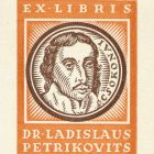 Ex libris - Dr Ladislaus Petrikovits