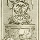 Ex libris - Jacques-Francois Ancelot címeres