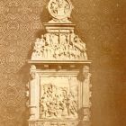 Fénykép - epitáfium, alabástrom, pécsi székesegyház Mária kápolnájából, XVI. sz. második fele