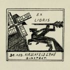 Ex libris - Dr. med. Hirschfeld Ernő Budapest (ipse)