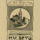 Ex libris - M. V. Bayo