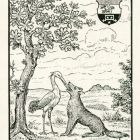 Ex libris - Dr. med. Maximilian M. Bresgen'schen Hauses