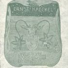 Ex libris - Ernst Haeckel