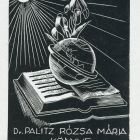 Ex libris - Dr. Palitz Rózsa Mária könyve