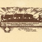 Ex libris - Ex bibliotheca agriculturale Stephani Csanak