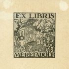 Ex libris - Mérei Adolf