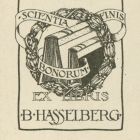 Ex libris - B. Hasselberg